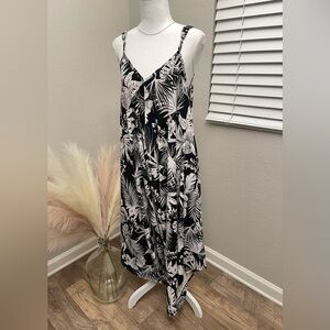 Designed in Hawaii- Spaghetti Strap Hawaiian Print Jumpsuit